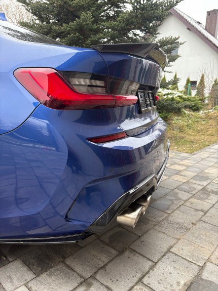 BM KOŃCÓWKI WYDECHU 2PARY KOŃCÓWEK 101MM SREBRNE BMW M НАСАДКИ ВИХЛОПНОЇ ТРУБИ 2 ПАРИ НАСАДОК 101MM M340 M240 M440 СРІБНІ BMW g20 g22 g42