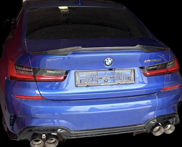 BM KOŃCÓWKI WYDECHU 2PARY KOŃCÓWEK 101MM SREBRNE BMW M НАСАДКИ ВИХЛОПНОЇ ТРУБИ 2 ПАРИ НАСАДОК 101MM M340 M240 M440 СРІБНІ BMW g20 g22 g42