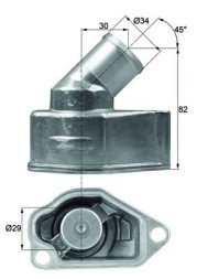 TI 9 87 MAHLE ORIGINAL Термостат
