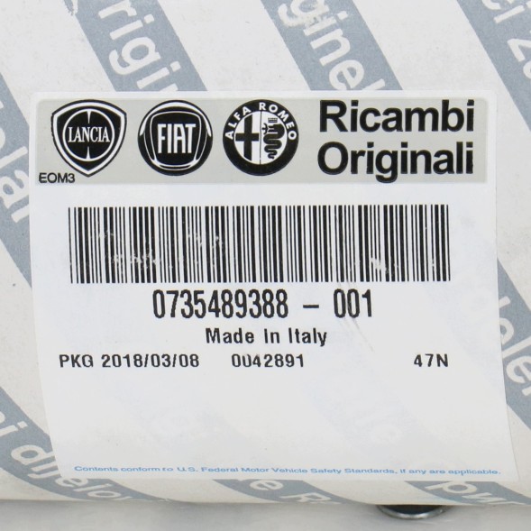 Fiat OE Ущільнювач задніх дверей Fiat OE 735489388