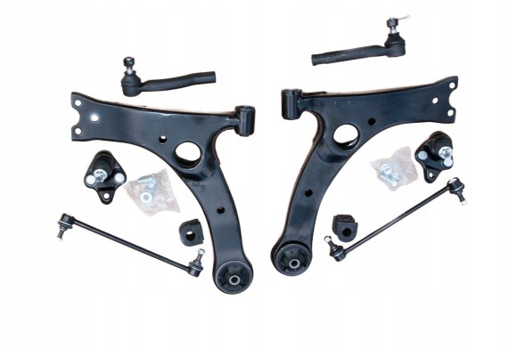 NTY WAHACZE ZAWIESZENIE ZESTAW COROLLA E12 DIESEL ПІДВІСКА КОМПЛЕКТ ПЕРЕДНЯ TOYOTA COROLLA E12 1.4 D 2.0 D-4D 02- ДИЗЕЛЬ