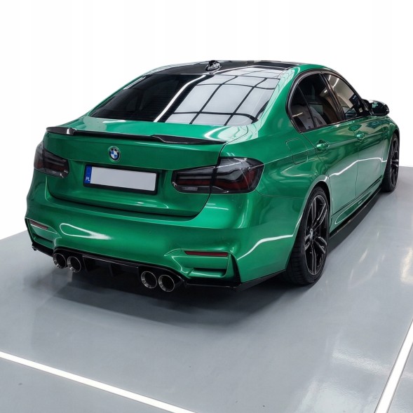 Китай Dyfuzor BMW F30 M3 Дифузор заднього бампера BMW F30 у стилі M3, чорний глянець, спойлер, накладка