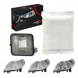 AutoDor D051417 AUDI A6 C7 12-15 КОМПЛЕКТ СКЕЛ ФАРИ ПЕРЕДНЬОЇ + КЛЕЙ БУТИЛОВИЙ + ЩИПЦІ