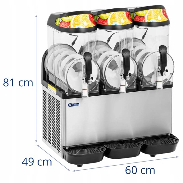 Китай WEW-SC-HP-1024287 Гранітор Royal Catering 3x12л 960Вт LED Сорбети HoReCa
