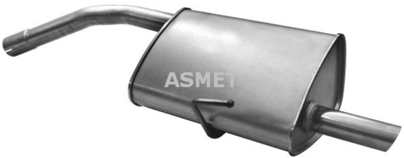 Asmet 29.009 Задній глушник вихлопної системи asm29.009 asmet