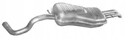 Polmo 30.254 Тлумік кінцевий skoda octavia seat toledo vw гольф 4 універсал бора 1.8 2.0 2.3