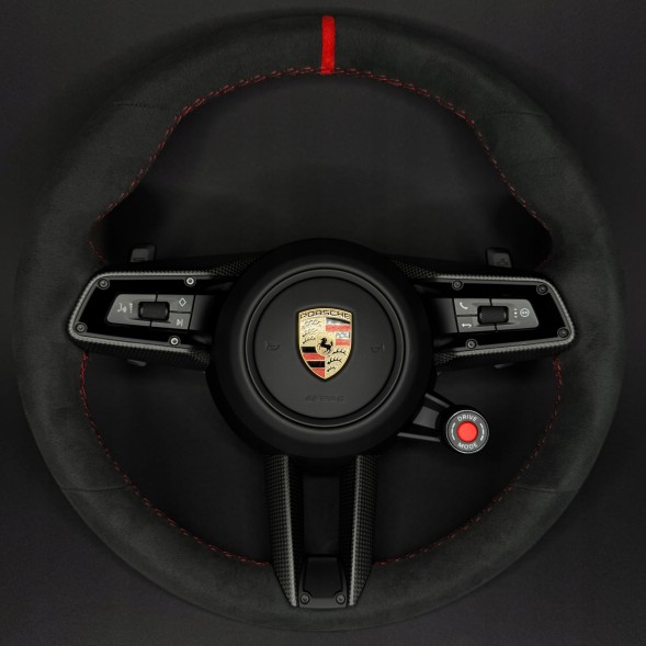Porsche OE 9GT419091DT Кермо Porsche 911 992 Macan Panamera Cayenne CARBON RACE-TEX 36 см