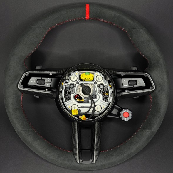 Porsche OE 9GT419091DT Кермо Porsche 911 992 Macan Panamera Cayenne CARBON RACE-TEX 36 см