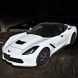 Ikon Motorsports JGD-COR-SSGB Порогові планки ZR1 Стиль - Чорний Блиск CHEVROLET CORVETTE 2014-2019 C7
