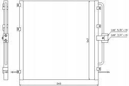 Nissens NIS94257/RS2 Конденсатор повітря, кондиціонер nissens awr1624 j