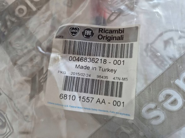 Fiat OE Трубка інтеркулера 46836218 / 68101557AA Fiat Palio Albea 1.6 16V