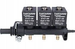 CHINA 8950966 Паливна рейка tartarini evo 08, 3 цил., Чорна