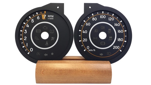 Moman 0089688090862 JEEP WRANGLER JL IV Ручний ЛІЧИЛЬНИК ЦИФРЕБТАТИ ГОДИННИКИ МИЛЬ/ГОДИН Заміна км/год