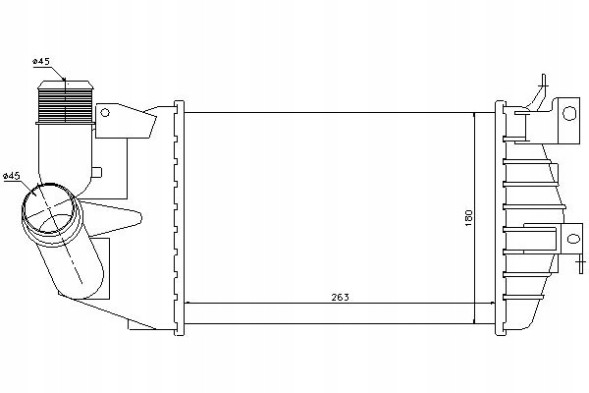Nissens PRO/96587 NIS Інтеркулер opel astra h astra h gtc zafira b 1.3d + помічник зіткнення #34