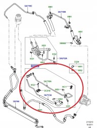 Китай ШЛАНГ ЖИВЛЕННЯ НИЖНИЙ LAND ROVER FREELANDER LR029184