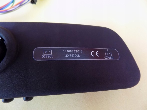 Volkswagen OE 1T0862301B ТАКСОМЕТР В ЗАДНЕ ДЗЕРКАЛО TOURAN