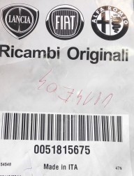 Fiat OE Шланг кондиціонера LANCIA YPSILON 03-11 1.3D 16V 51815675