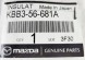 Mazda OE KBB356681A Звукоізоляція капота маска підбивкаMAZDA CX-90 OE