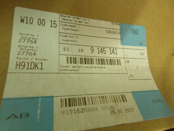 BMW OE 9145141 51169145141 BMW BMW 3 E90 E91 E92 E93 LCI НАКЛАДКА ЦЕНТРАЛЬНОЇ КОНСОЛІ НОВА FEINSCHLIFF 9145141
