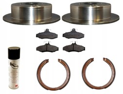 Service Parts ALL8303A Диски колодки щелепи DAEWOO NUBIRA I , II ЗАД КПЛ 258мм х 11мм
