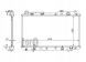 Abakus 018-017-0002 Радіатор водяний DEPO HONDA CR-V 95-02