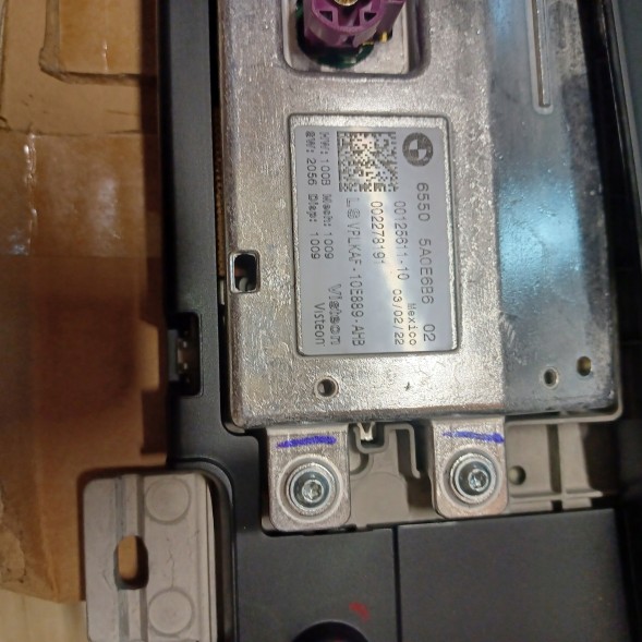 BMW OE BMW X5 X6 X7 Центральний дисплей display Navi інформаційний 65505A0E6B6