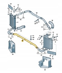 Volkswagen OE 4M0145941E Трубка повітря наддувна audi/vw 4m0145941e. Продукт новий, оригінальний