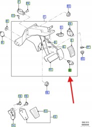 Ford OE КОНТРОЛЕР ІНЖЕКТОРНОГО НАСОСА 2.5Л SOHC RANGER 2001- 4387562 _ XM34-7F176-AA