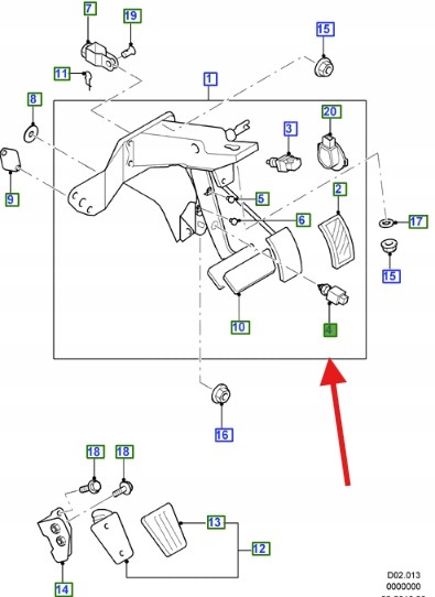Ford OE КОНТРОЛЕР ІНЖЕКТОРНОГО НАСОСА 2.5Л SOHC RANGER 2001- 4387562 _ XM34-7F176-AA