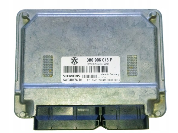Volkswagen OE 3B0906018P 5WP40174 01 BEZ IMMO przygotowany w SDK Блок керування 3B0906018P 5WP40174 01 БЕЗ IMMO