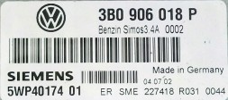 Volkswagen OE 3B0906018P 5WP40174 01 BEZ IMMO przygotowany w SDK Блок керування 3B0906018P 5WP40174 01 БЕЗ IMMO