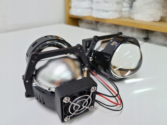 CHINA Sage sunny Bs003/6000/24V Лінзи 3" bi-led biled 6+3 вантажні діоди 24в