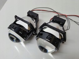 CHINA Sage sunny Bs003/6000/24V Лінзи 3" bi-led biled 6+3 вантажні діоди 24в