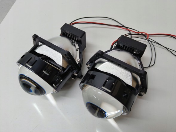 CHINA Sage sunny Bs003/6000/24V Лінзи 3" bi-led biled 6+3 вантажні діоди 24в