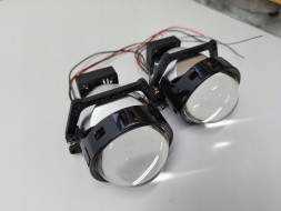 CHINA Sage sunny Bs003/6000/24V Лінзи 3" bi-led biled 6+3 вантажні діоди 24в