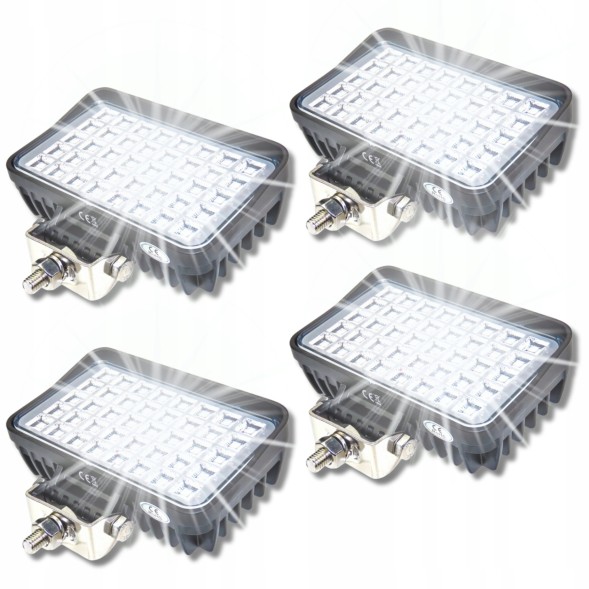 TT Technology 4× Робоча фара 40 світлодіодів OSRAM 40W розсіяне світло прямокутна TT.13340