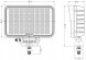 TT Technology 4× Робоча фара 40 світлодіодів OSRAM 40W розсіяне світло прямокутна TT.13340