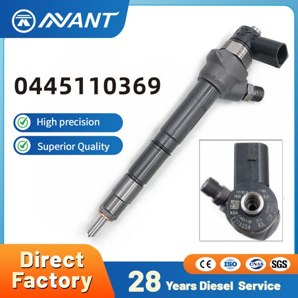 NANT Diesel Fuel Injector Engine Assembly Injection Valves with Strict Pre-Shipment Testing 0445110369