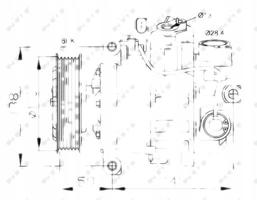 NRF 32229 Nrf компресор кондиціонера audi a4 2000-2004