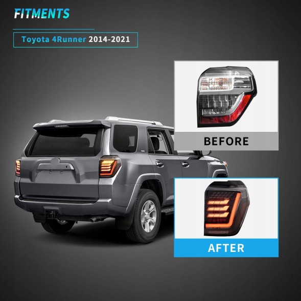 VLAND 81Z391-1 mhm Задні ліхтарі Full Led Neon Tuning Toyota 4runner 4-Runner V n280 2013-2024