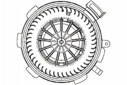 Hella HEL8EW 351 034-071/RS2 Вентилятор повітродувки hella 8356107 a000 740879n h46