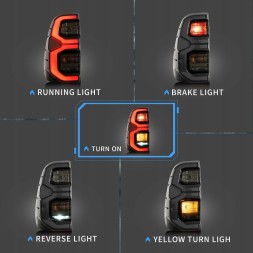 VLAND 81P391-3 mhm Лампи тиль ne kpl Vland Led Neon Діоди Тюнінг Toyota Hilux 8 VIII n120 2015-