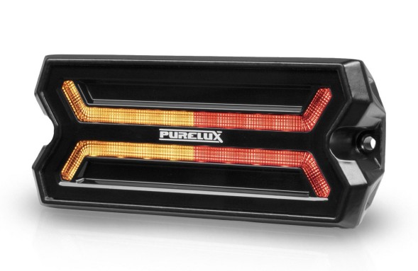Lampy tył LED IP69 Purelux Panther Core-R - 12/24V / 24W / 105 mm HS20071-17355 Purelux Panther Core-R Задні LED ліхтарі Стоп Поворот Позиційні 12V 24V IP69
