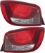 Depo D09K-51-160C D09K-51-150C Задні ліхтарі комплект DEPO MAZDA 2 DL DJ