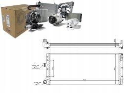 Nissens PRO/61887 NIS Охолоджувач двигуна fiat punto 1.9d 09.99-03.12 niss + асистент зіткнення #34