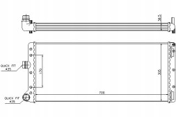 Nissens PRO/61887 NIS Охолоджувач двигуна fiat punto 1.9d 09.99-03.12 niss + асистент зіткнення #34