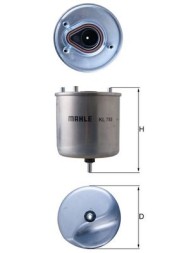 KL788 MAHLE ORIGINAL Фільтр палива