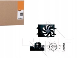 NRF NRF47007/RS2 Вентилятор охолодження nrf 1141508 1152148 2s6h8c607