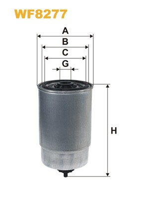 WF8277 WIX FILTERS Фільтр палива