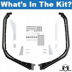 Китай 3214 Jeep Wrangler JK JKU передні розширення Metalcloak